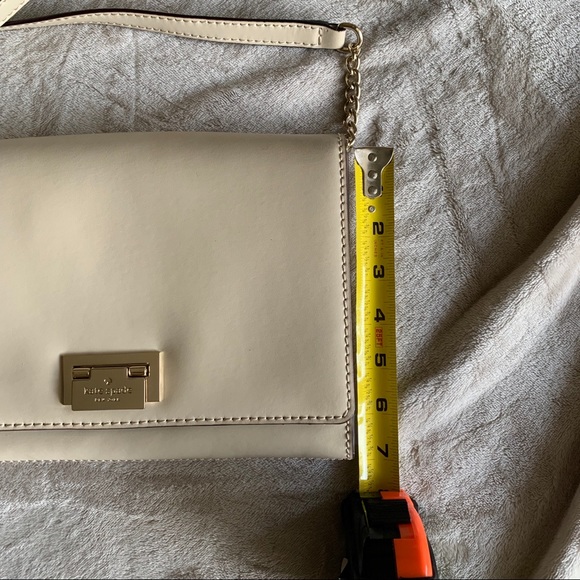kate spade Bags Kate Spade Tan And Gold Crossbody Bag Poshmark